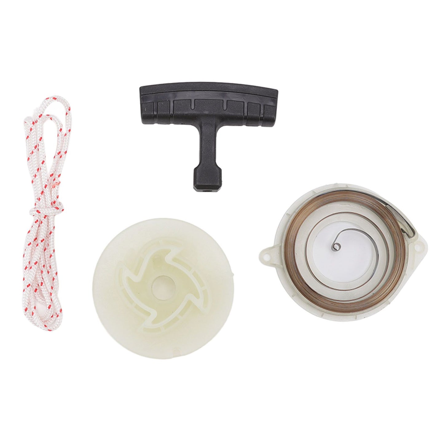Starter Pulley Replacement Pull Start Pulley Spring Grip Rope Kit for Husqvarna 445e 450 455 460 V1294-YM0523-3111220129111