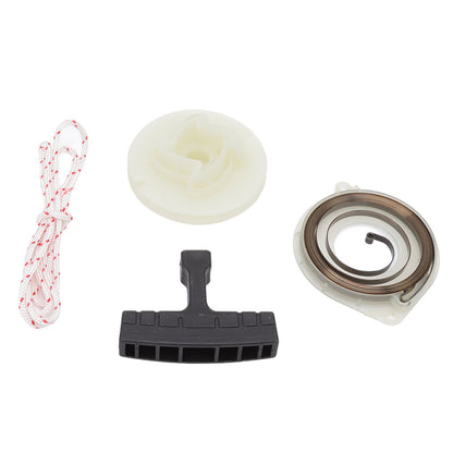 Starter Pulley Replacement Pull Start Pulley Spring Grip Rope Kit for Husqvarna 445e 450 455 460 V1294-YM0523-3111220129111