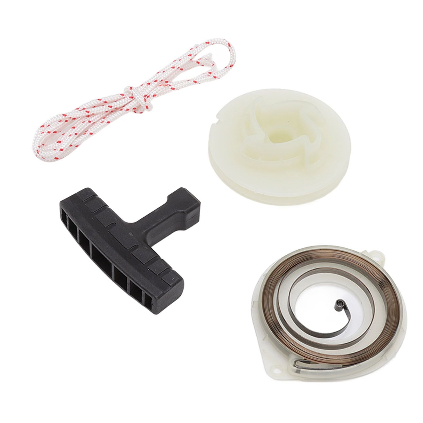 Starter Pulley Replacement Pull Start Pulley Spring Grip Rope Kit for Husqvarna 445e 450 455 460 V1294-YM0523-3111220129111