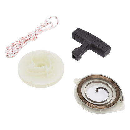 Starter Pulley Replacement Pull Start Pulley Spring Grip Rope Kit for Husqvarna 445e 450 455 460 V1294-YM0523-3111220129111