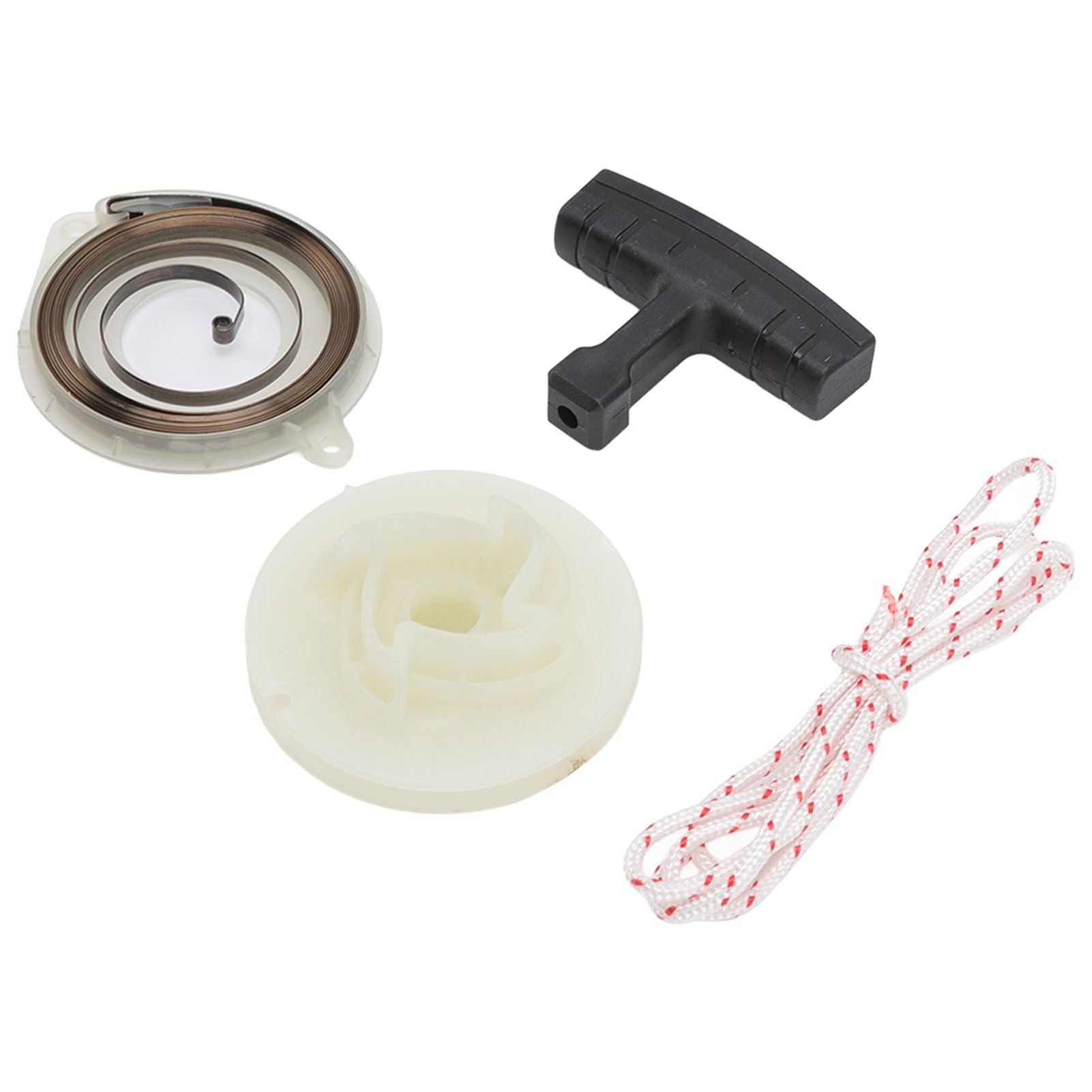 Starter Pulley Replacement Pull Start Pulley Spring Grip Rope Kit for Husqvarna 445e 450 455 460 V1294-YM0523-3111220129111