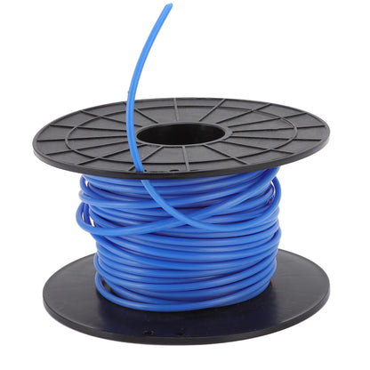 Lawn Mower Trimmer Line Round 4mm Thick 30m Long Blue Replacement for Black and Decker V1294-YM0523-3111220130011