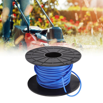 Lawn Mower Trimmer Line Round 4mm Thick 30m Long Blue Replacement for Black and Decker V1294-YM0523-3111220130011