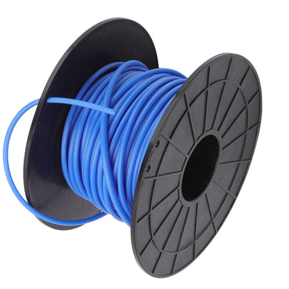 Lawn Mower Trimmer Line Round 4mm Thick 30m Long Blue Replacement for Black and Decker V1294-YM0523-3111220130011