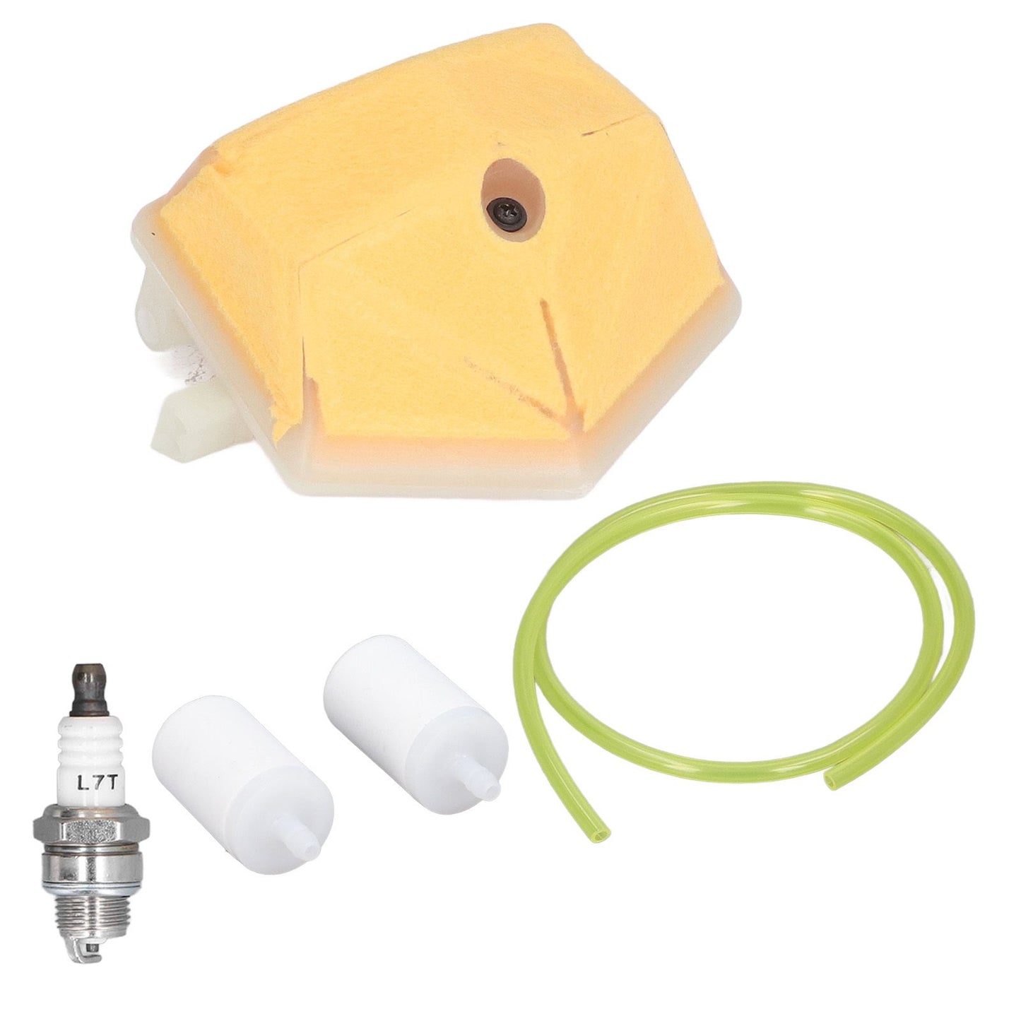 Spark Plug Air Filter Fuel Filter Fuel Line Kit 503-443201 for Husqvarna 51 55 Chainsaw V1294-YM0523-3111220130811