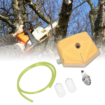 Spark Plug Air Filter Fuel Filter Fuel Line Kit 503-443201 for Husqvarna 51 55 Chainsaw V1294-YM0523-3111220130811