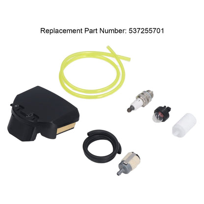 537255701 Air Filter Fuel Line Filter Replacement Kit for Husqvarna 455E 455 Gas Chainsaw V1294-YM0523-3111220131011