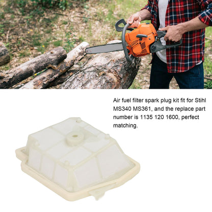 Air Fuel Filter Spark Plug Kit 1135 120 1600 Chainsaw Accessories for Stihl MS340 MS361 V1294-YM0523-3111220131211