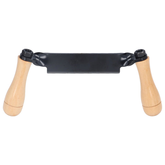 Straight Draw Knife Tungsten Steel Wooden Handle Straight Type Safe Durable Draw Shave Tool for Log Wood V1294-YM0523-3111220131511