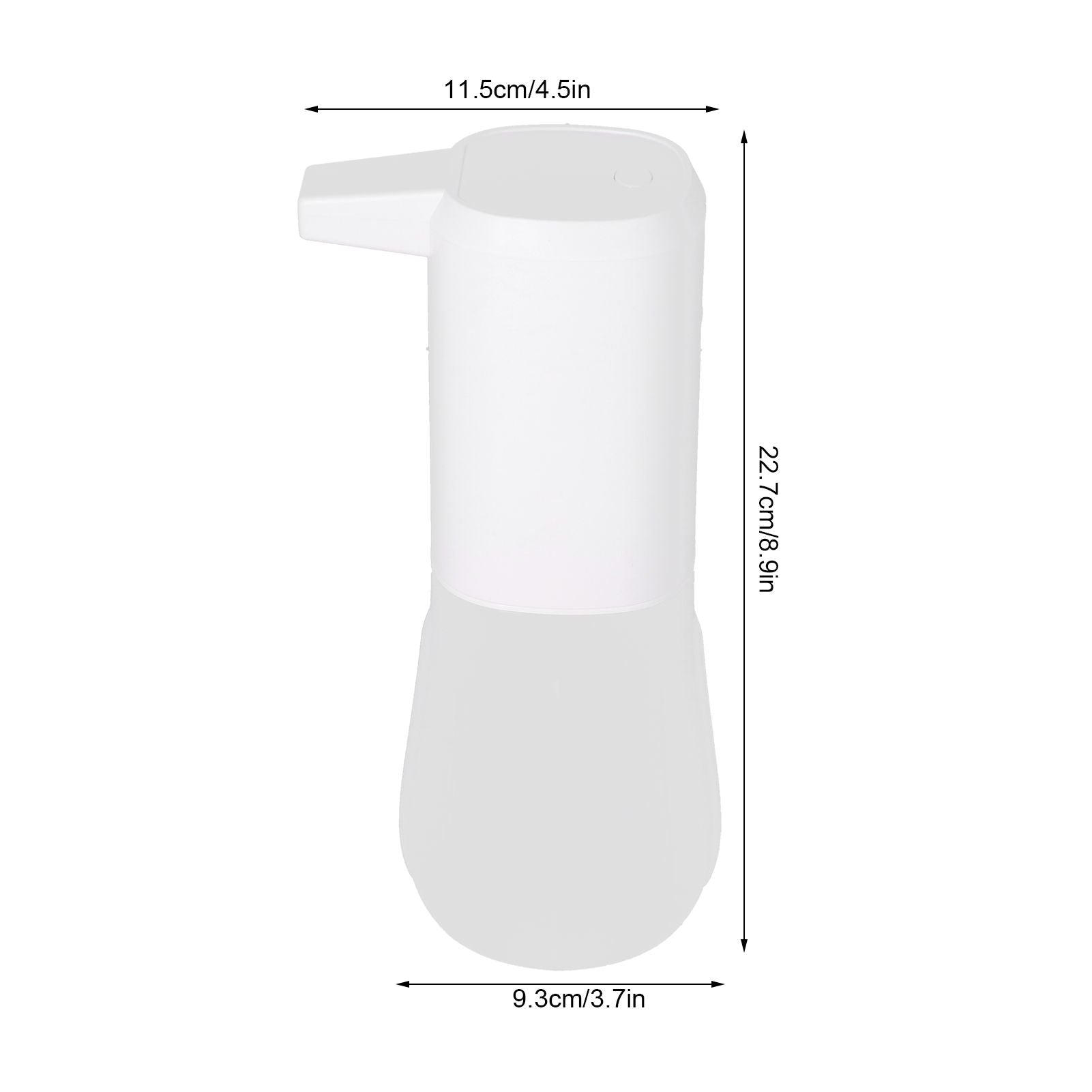 600ml Soap Dispenser Large Capacity Induction Electric Automatic Soap Dispenser for Home BathroomWhite Spray V1294-YM0523-3112210083211
