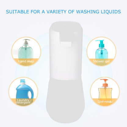 600ml Soap Dispenser Large Capacity Induction Electric Automatic Soap Dispenser for Home BathroomWhite Spray V1294-YM0523-3112210083211