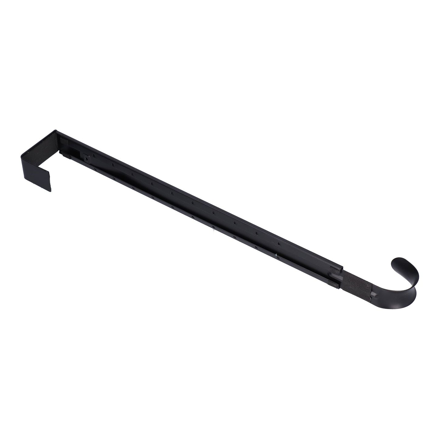 Retractable Door Wreath Hook Adjustable No Punch Door Wreath Hanger Christmas OrnamentBlack V1294-YM0523-3112210097711