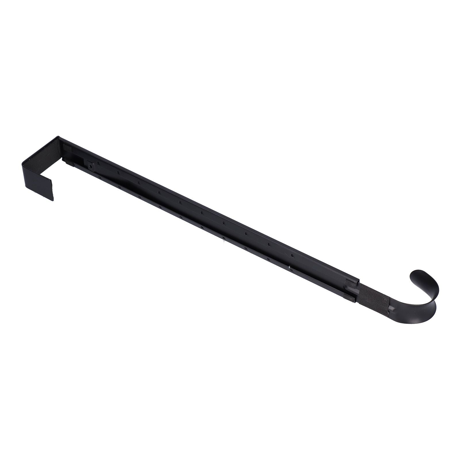 Retractable Door Wreath Hook Adjustable No Punch Door Wreath Hanger Christmas OrnamentBlack V1294-YM0523-3112210097711