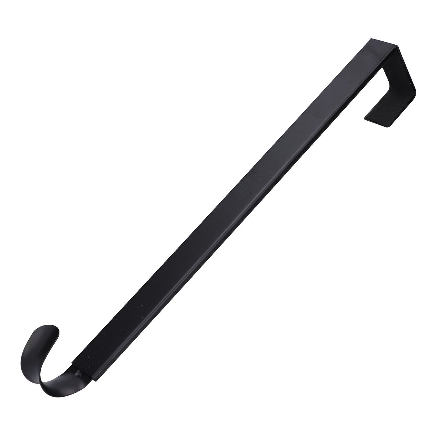 Retractable Door Wreath Hook Adjustable No Punch Door Wreath Hanger Christmas OrnamentBlack V1294-YM0523-3112210097711