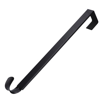 Retractable Door Wreath Hook Adjustable No Punch Door Wreath Hanger Christmas OrnamentBlack V1294-YM0523-3112210097711