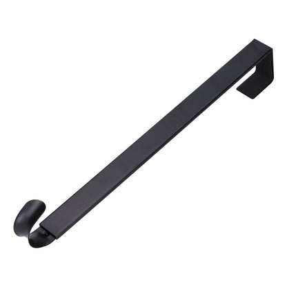 Retractable Door Wreath Hook Adjustable No Punch Door Wreath Hanger Christmas OrnamentBlack V1294-YM0523-3112210097711