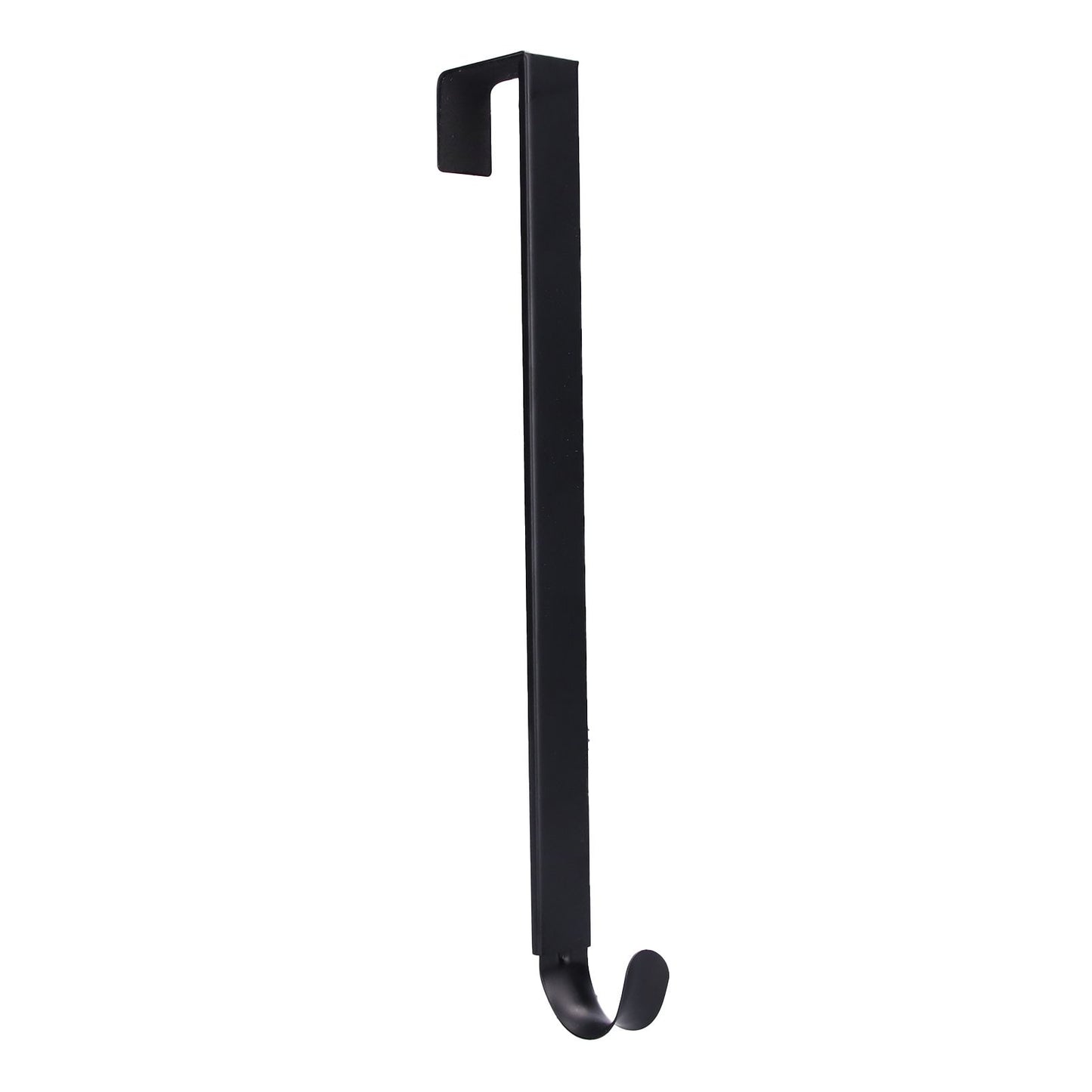 Retractable Door Wreath Hook Adjustable No Punch Door Wreath Hanger Christmas OrnamentBlack V1294-YM0523-3112210097711