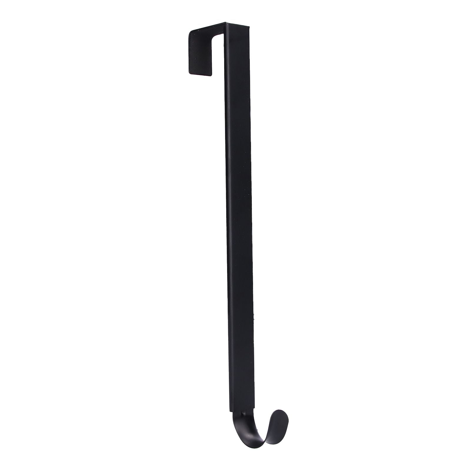 Retractable Door Wreath Hook Adjustable No Punch Door Wreath Hanger Christmas OrnamentBlack V1294-YM0523-3112210097711