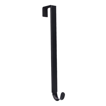 Retractable Door Wreath Hook Adjustable No Punch Door Wreath Hanger Christmas OrnamentBlack V1294-YM0523-3112210097711