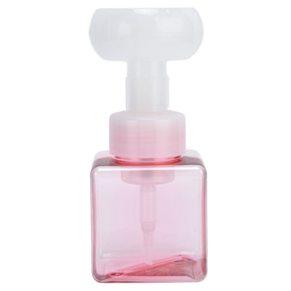 250ml Foaming Bottle PETG Plastic Flower Foam Dispenser Square Bottles for Cosmetic PackagingTransparent V1294-YM0523-3112210100012