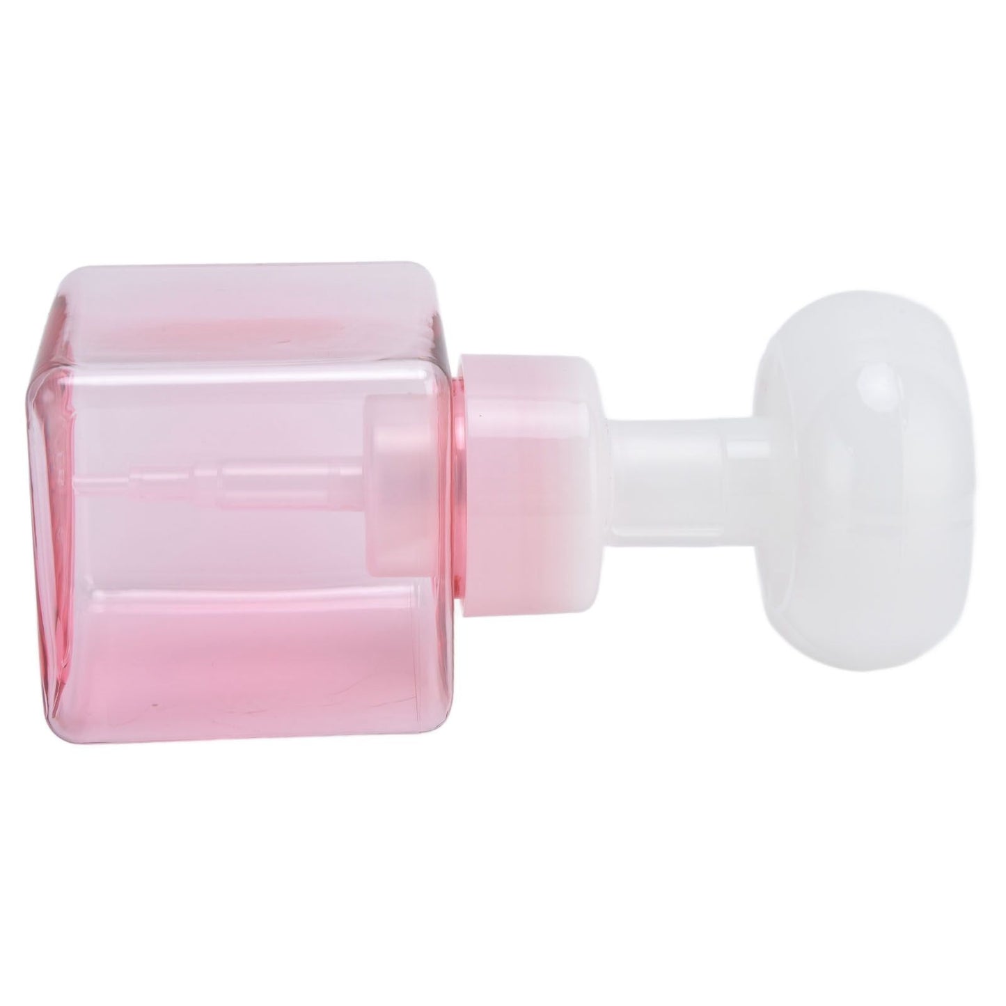 250ml Foaming Bottle PETG Plastic Flower Foam Dispenser Square Bottles for Cosmetic PackagingTransparent V1294-YM0523-3112210100012