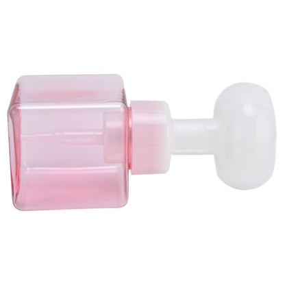 250ml Foaming Bottle PETG Plastic Flower Foam Dispenser Square Bottles for Cosmetic PackagingTransparent V1294-YM0523-3112210100012