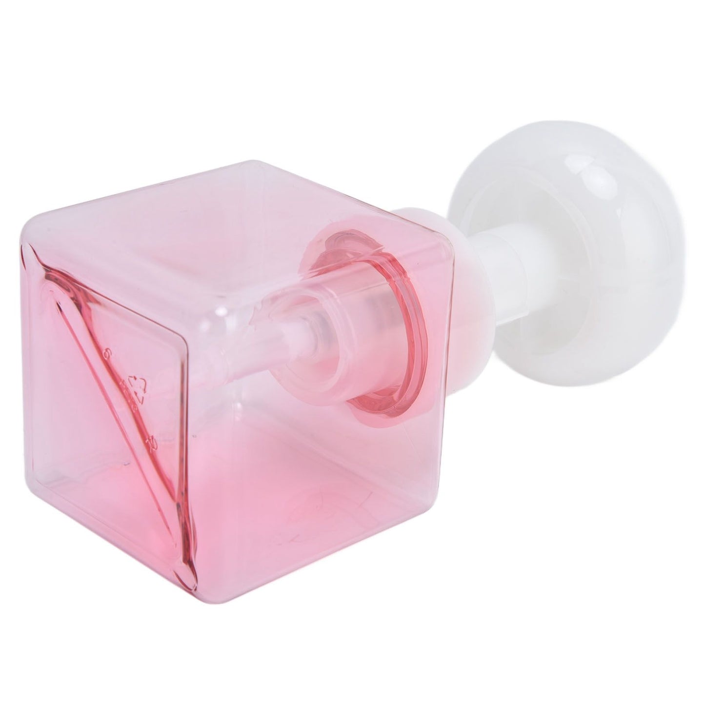 250ml Foaming Bottle PETG Plastic Flower Foam Dispenser Square Bottles for Cosmetic PackagingTransparent V1294-YM0523-3112210100012