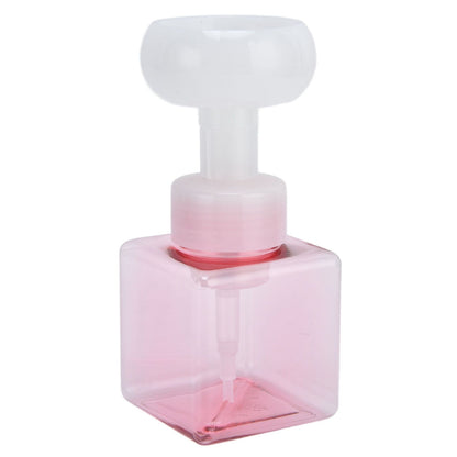 250ml Foaming Bottle PETG Plastic Flower Foam Dispenser Square Bottles for Cosmetic PackagingTransparent V1294-YM0523-3112210100012