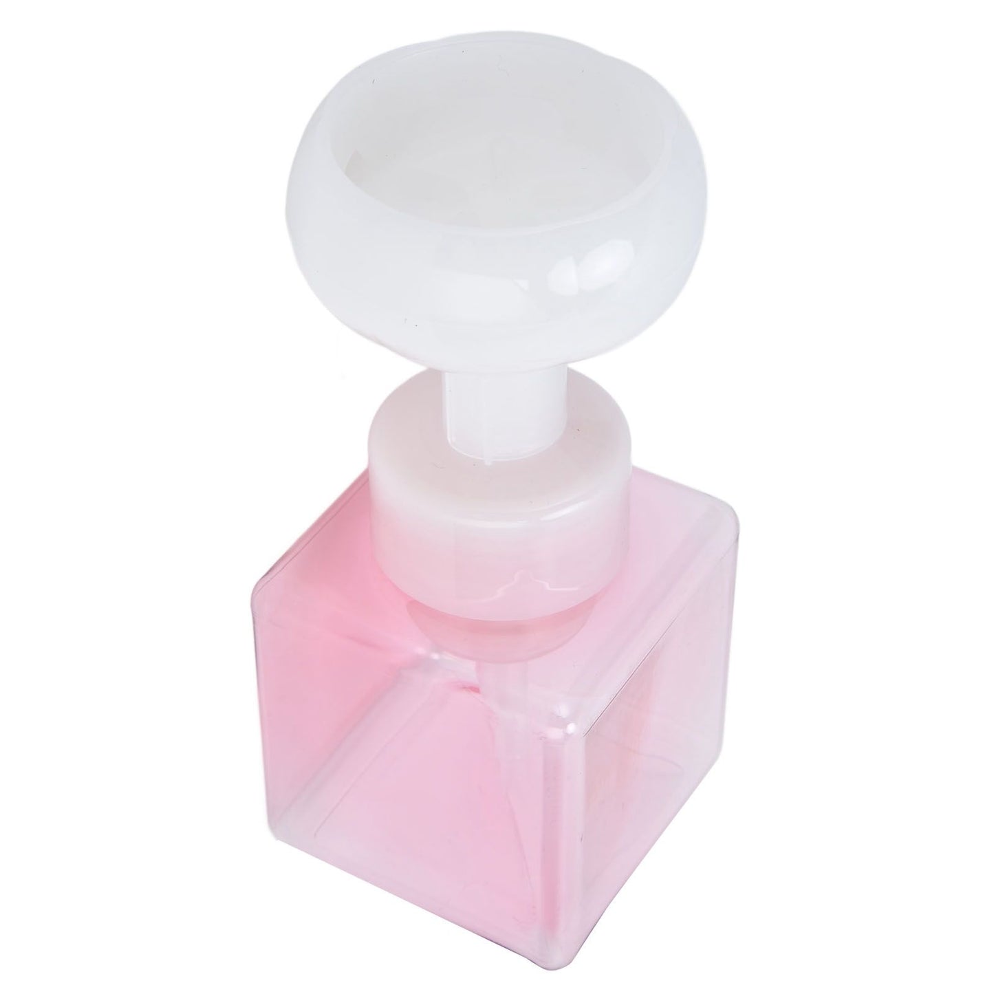 250ml Foaming Bottle PETG Plastic Flower Foam Dispenser Square Bottles for Cosmetic PackagingTransparent V1294-YM0523-3112210100012