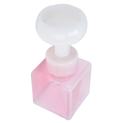250ml Foaming Bottle PETG Plastic Flower Foam Dispenser Square Bottles for Cosmetic PackagingTransparent V1294-YM0523-3112210100012