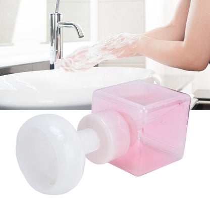 250ml Foaming Bottle PETG Plastic Flower Foam Dispenser Square Bottles for Cosmetic PackagingTransparent V1294-YM0523-3112210100012