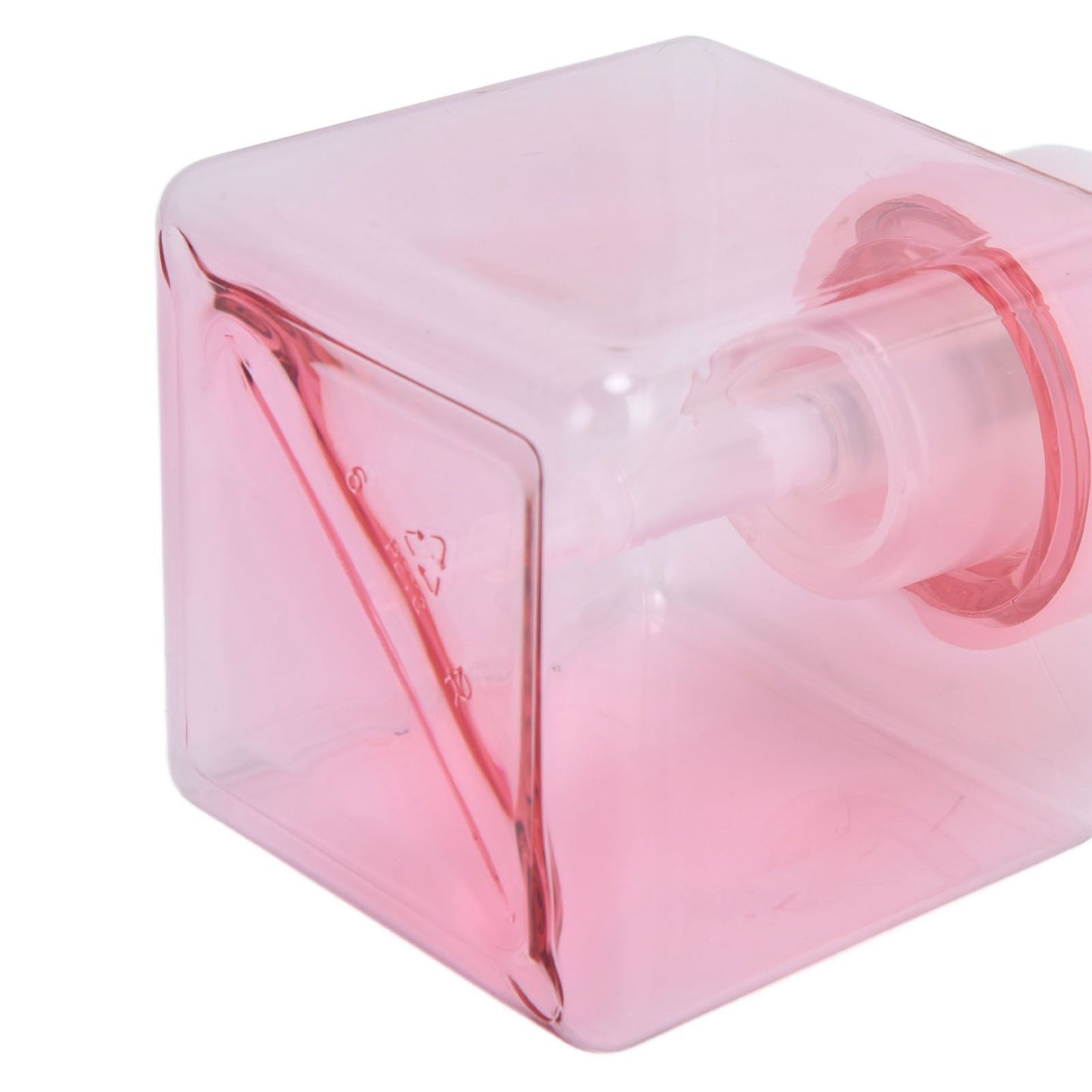 250ml Foaming Bottle PETG Plastic Flower Foam Dispenser Square Bottles for Cosmetic PackagingTransparent V1294-YM0523-3112210100012