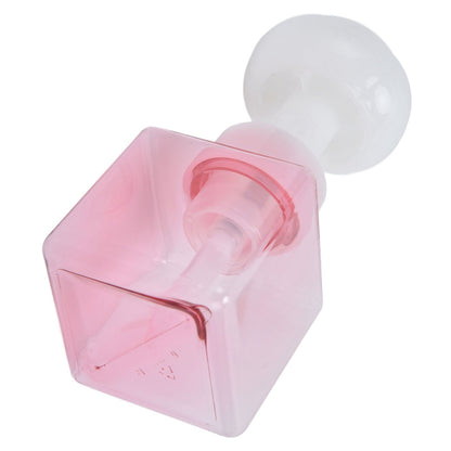 250ml Foaming Bottle PETG Plastic Flower Foam Dispenser Square Bottles for Cosmetic PackagingTransparent V1294-YM0523-3112210100012