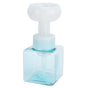 250ml Foaming Bottle PETG Plastic Flower Foam Dispenser Square Bottles for Cosmetic PackagingTransparent Blue V1294-YM0523-3112210100013
