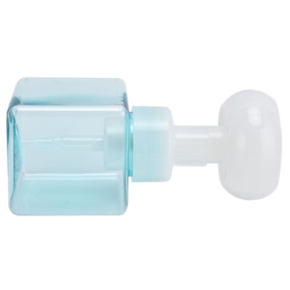 250ml Foaming Bottle PETG Plastic Flower Foam Dispenser Square Bottles for Cosmetic PackagingTransparent Blue V1294-YM0523-3112210100013