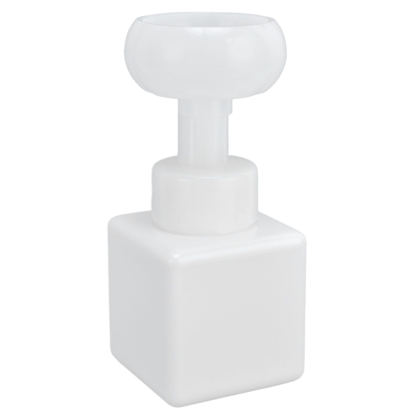 250ml Foaming Bottle PETG Plastic Flower Foam Dispenser Square Bottles for Cosmetic PackagingWhite V1294-YM0523-3112210100014