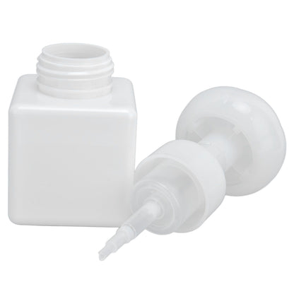 250ml Foaming Bottle PETG Plastic Flower Foam Dispenser Square Bottles for Cosmetic PackagingWhite V1294-YM0523-3112210100014