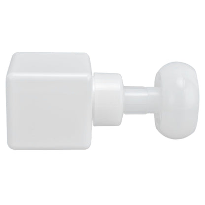 250ml Foaming Bottle PETG Plastic Flower Foam Dispenser Square Bottles for Cosmetic PackagingWhite V1294-YM0523-3112210100014
