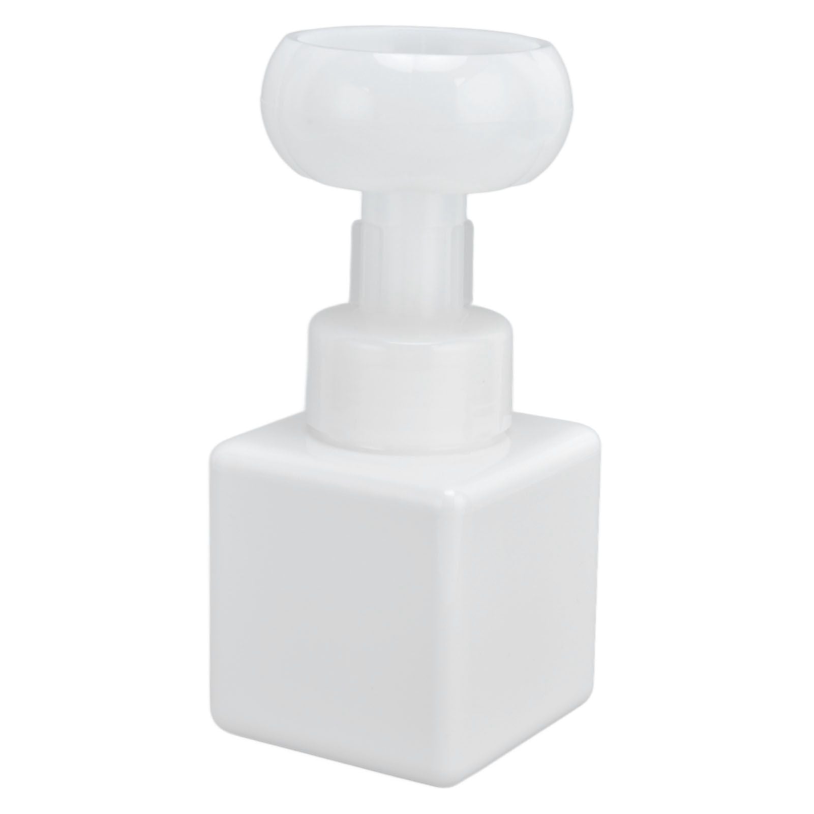 250ml Foaming Bottle PETG Plastic Flower Foam Dispenser Square Bottles for Cosmetic PackagingWhite V1294-YM0523-3112210100014
