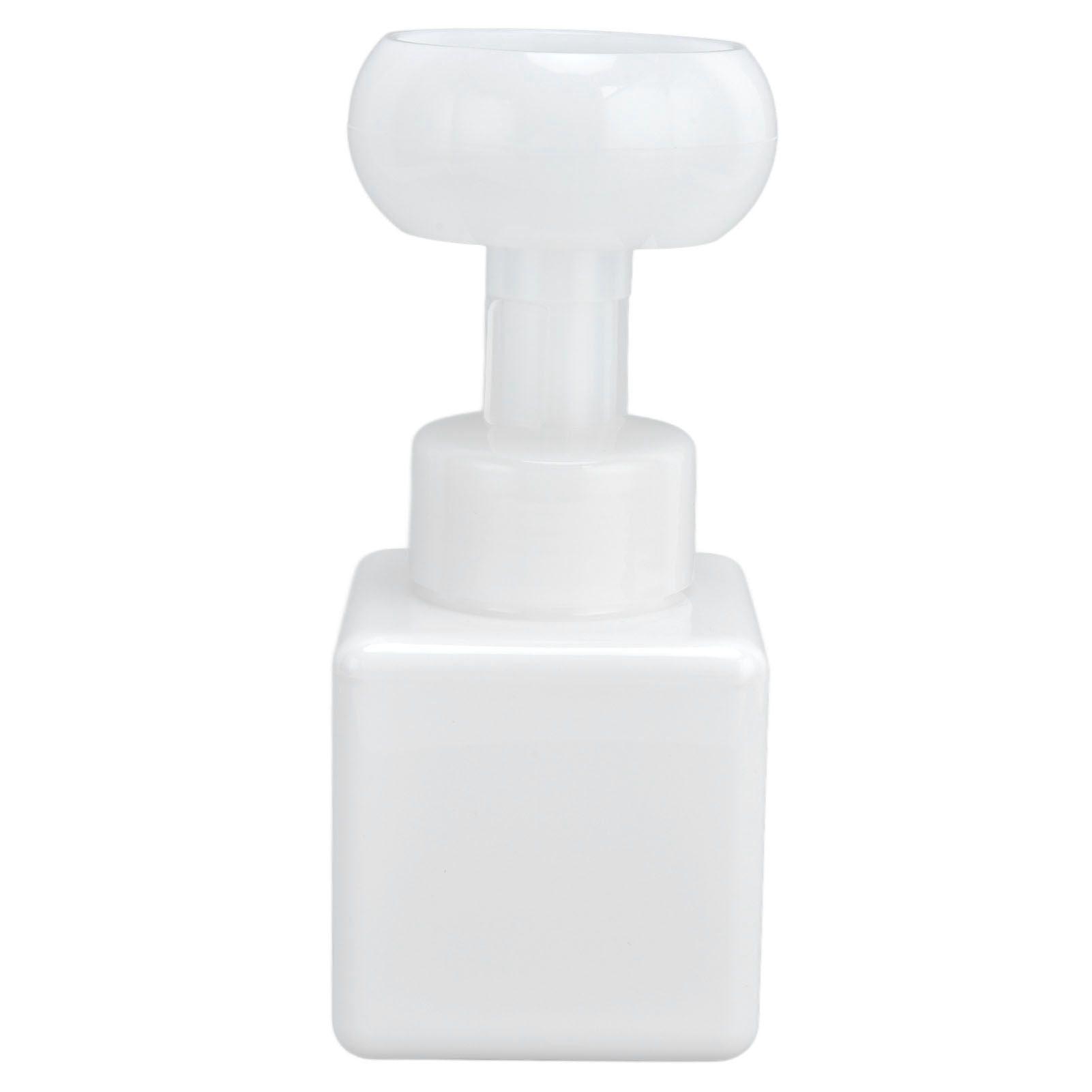 250ml Foaming Bottle PETG Plastic Flower Foam Dispenser Square Bottles for Cosmetic PackagingWhite V1294-YM0523-3112210100014