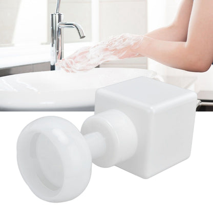 250ml Foaming Bottle PETG Plastic Flower Foam Dispenser Square Bottles for Cosmetic PackagingWhite V1294-YM0523-3112210100014