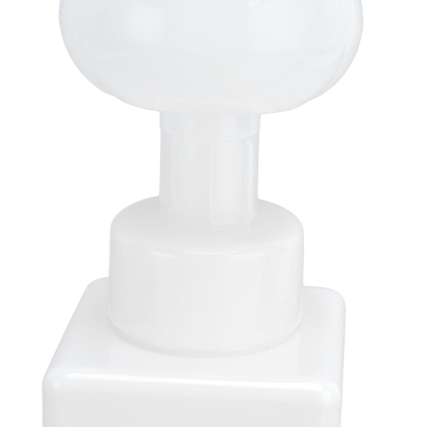 250ml Foaming Bottle PETG Plastic Flower Foam Dispenser Square Bottles for Cosmetic PackagingWhite V1294-YM0523-3112210100014