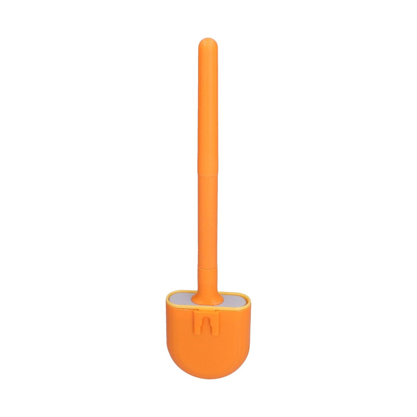 Wall Mounted Toilet Brush Drying Holder Set with Detachable Handle Cleaning Tool for Home Hotel BathroomOrange V1294-YM0523-3112210101011