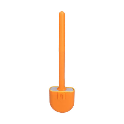 Wall Mounted Toilet Brush Drying Holder Set with Detachable Handle Cleaning Tool for Home Hotel BathroomOrange V1294-YM0523-3112210101011