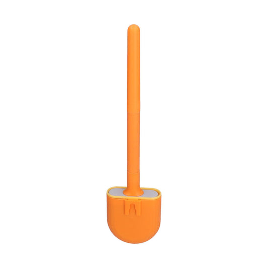 Wall Mounted Toilet Brush Drying Holder Set with Detachable Handle Cleaning Tool for Home Hotel BathroomOrange V1294-YM0523-3112210101011