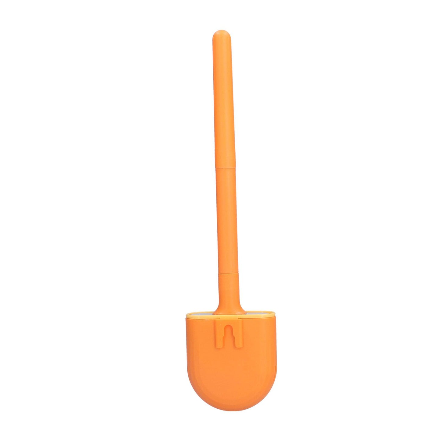 Wall Mounted Toilet Brush Drying Holder Set with Detachable Handle Cleaning Tool for Home Hotel BathroomOrange V1294-YM0523-3112210101011
