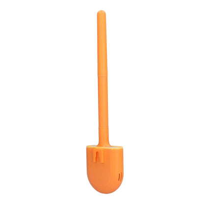 Wall Mounted Toilet Brush Drying Holder Set with Detachable Handle Cleaning Tool for Home Hotel BathroomOrange V1294-YM0523-3112210101011