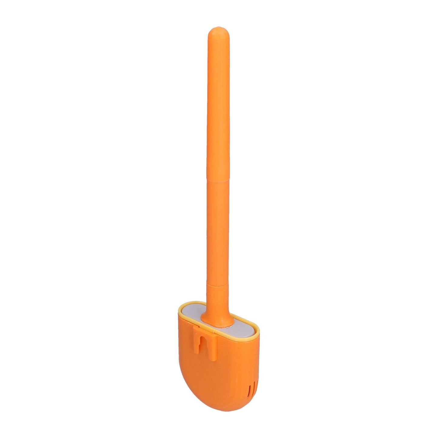 Wall Mounted Toilet Brush Drying Holder Set with Detachable Handle Cleaning Tool for Home Hotel BathroomOrange V1294-YM0523-3112210101011