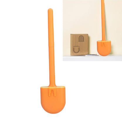 Wall Mounted Toilet Brush Drying Holder Set with Detachable Handle Cleaning Tool for Home Hotel BathroomOrange V1294-YM0523-3112210101011