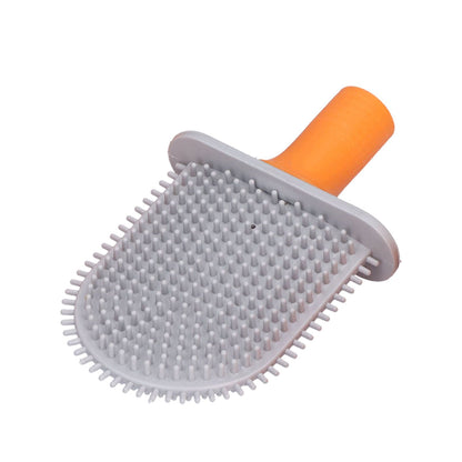 Wall Mounted Toilet Brush Drying Holder Set with Detachable Handle Cleaning Tool for Home Hotel BathroomOrange V1294-YM0523-3112210101011